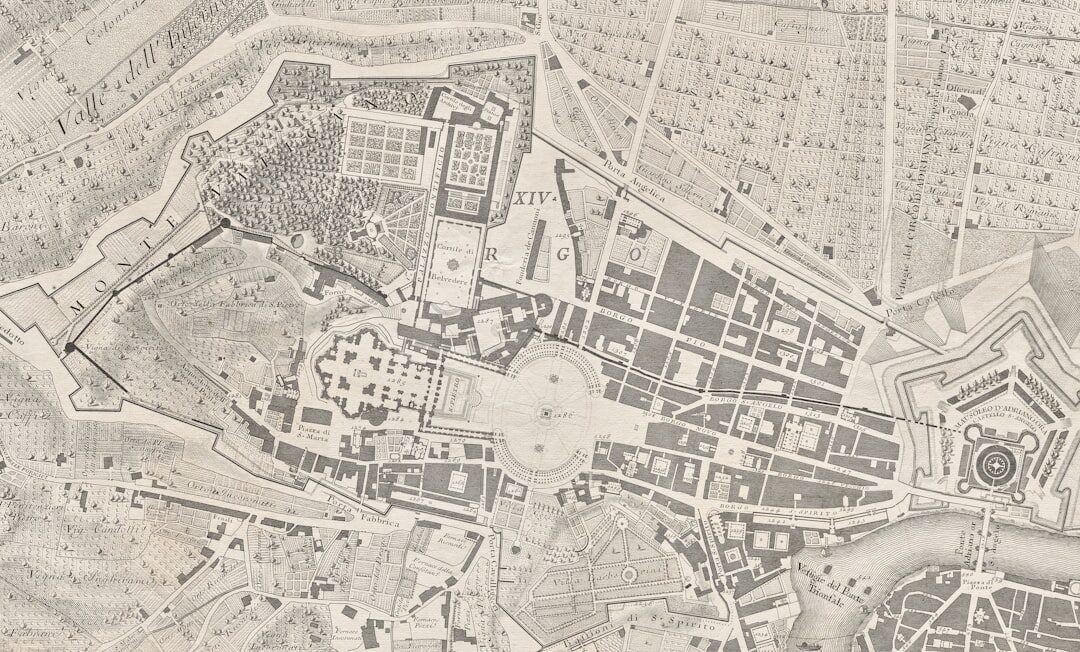historical map digital scan
